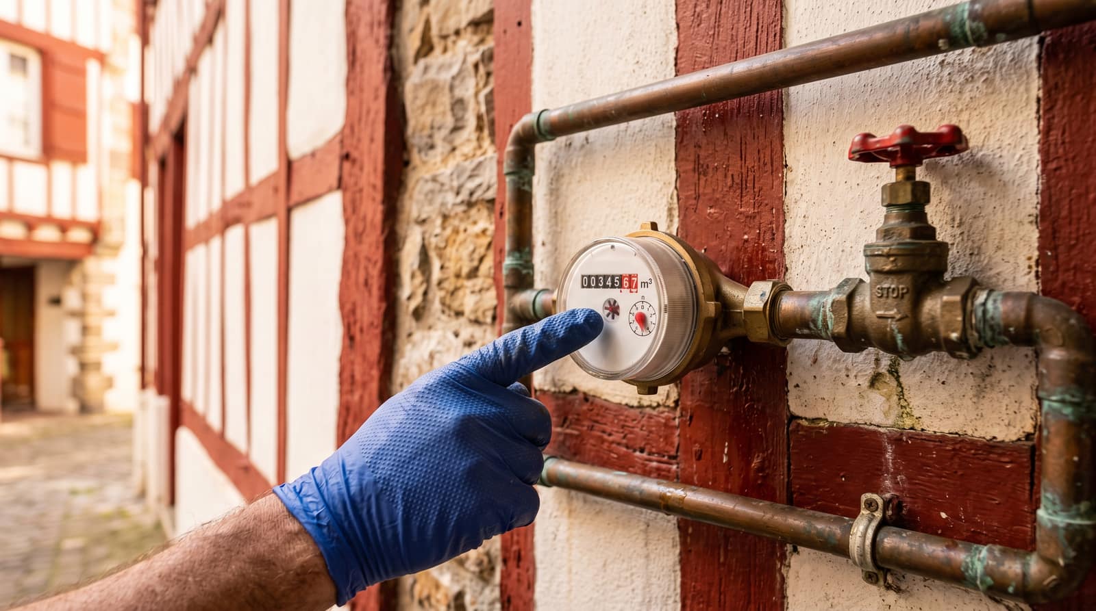 Compteur d'eau : lire les chiffres et le disque témoin sans se tromper